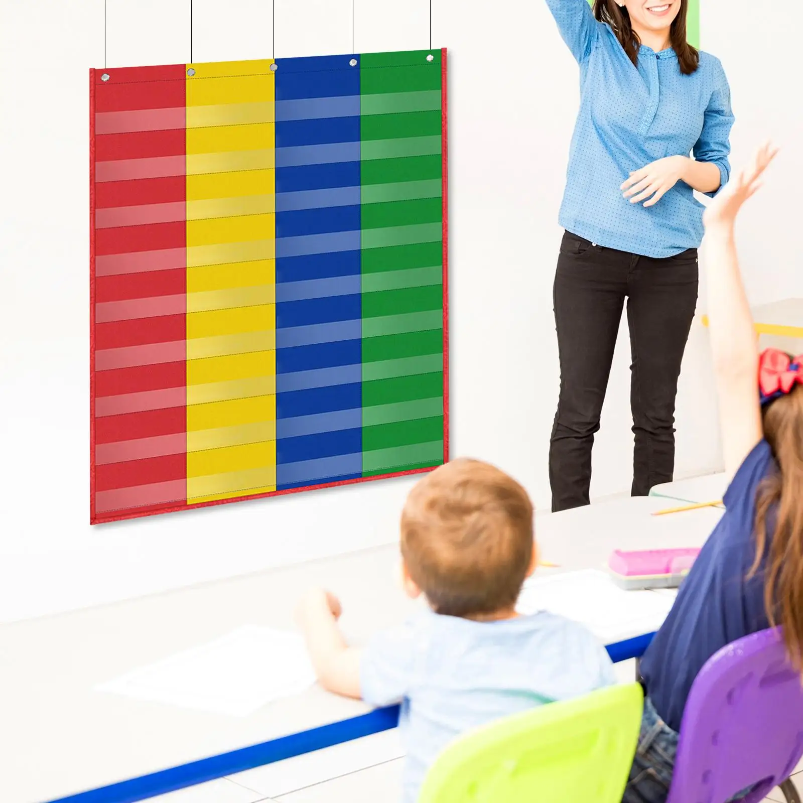 

Карманная диаграмма для классной комнаты Учебная карманная диаграмма для обучения учителю