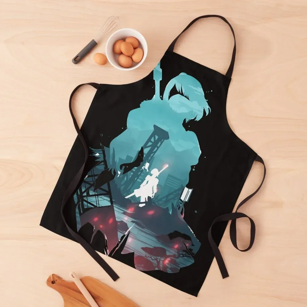 

Nier Automata 2B waifu Classic Apron cookings for women kitchen utensil Manicurists Apron