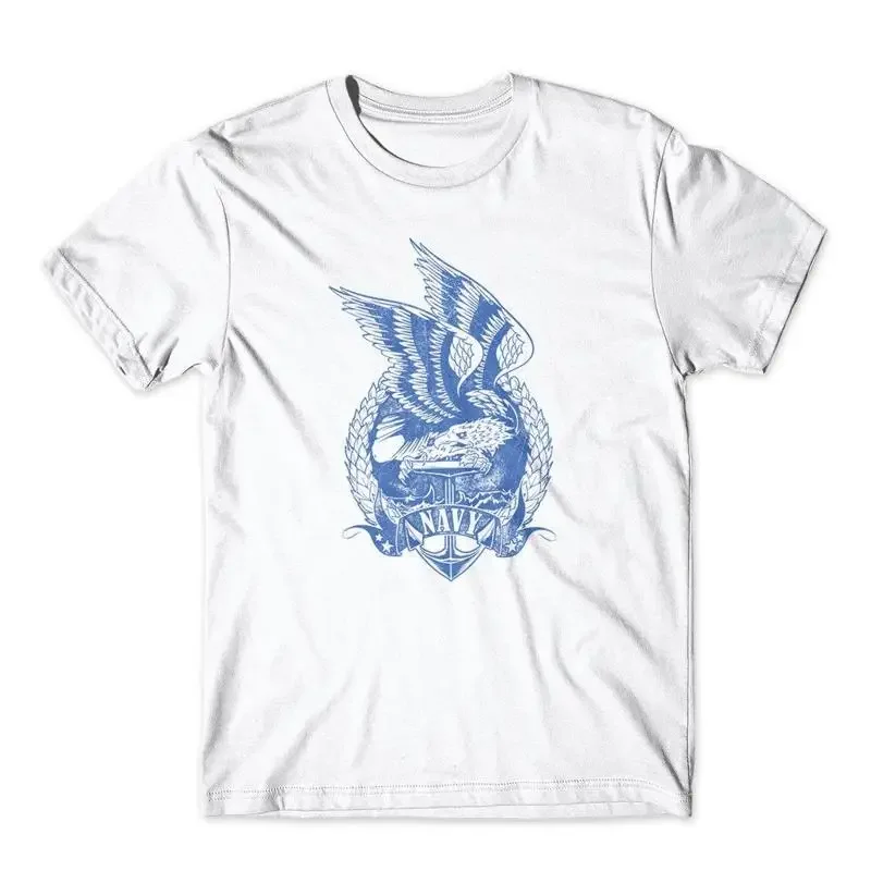 Футболка из 100% хлопка премиум-класса Navy Apparel, НОВИНКА