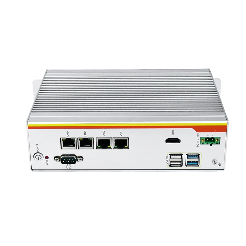 MFC-6807 Fanless Embedded Industrial Computer Support Intel J1900/3855U/Core 6th Generation I3/15/17 CPU, 4*LAN, WIFI/3G/4G