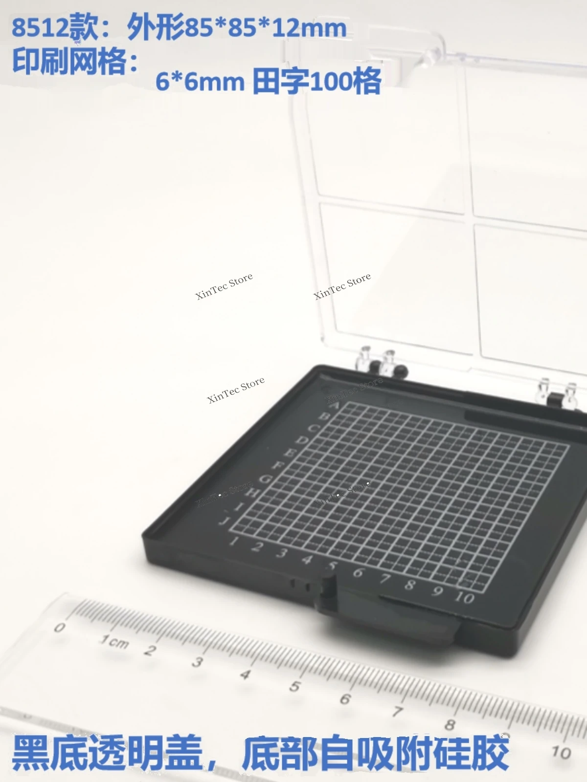 DMH-Self absorbed silicon wafer chip storage sample chip box adhesive  component storage and transportation   film