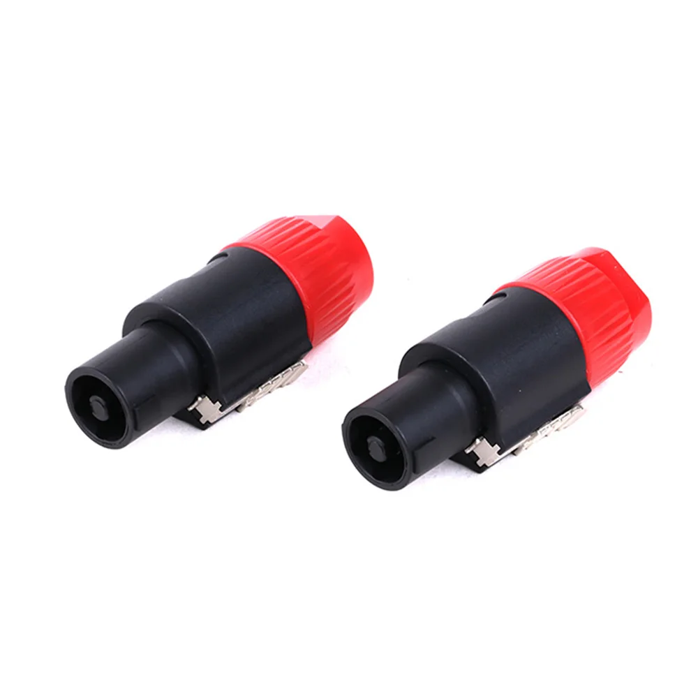 10pcs 4pin Speaker Powercon connector NL4FC Speakon 4 Pole Ohm Plug Speaker Audio Cable Plug Adapter Speakon male Jack