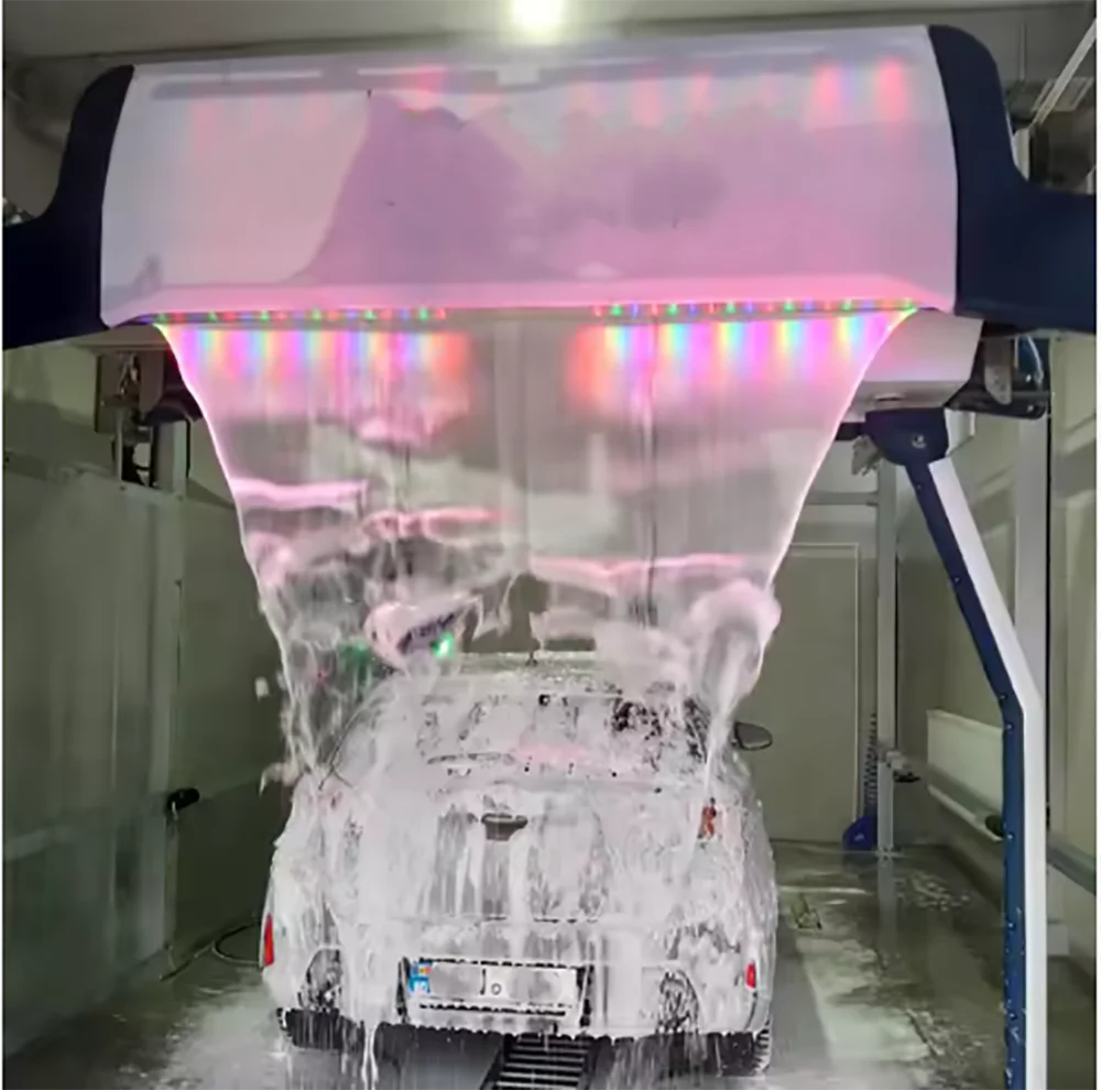 Automatic Car Wash Machine with Remote Control and Touch Screen Panel for Easy Operation