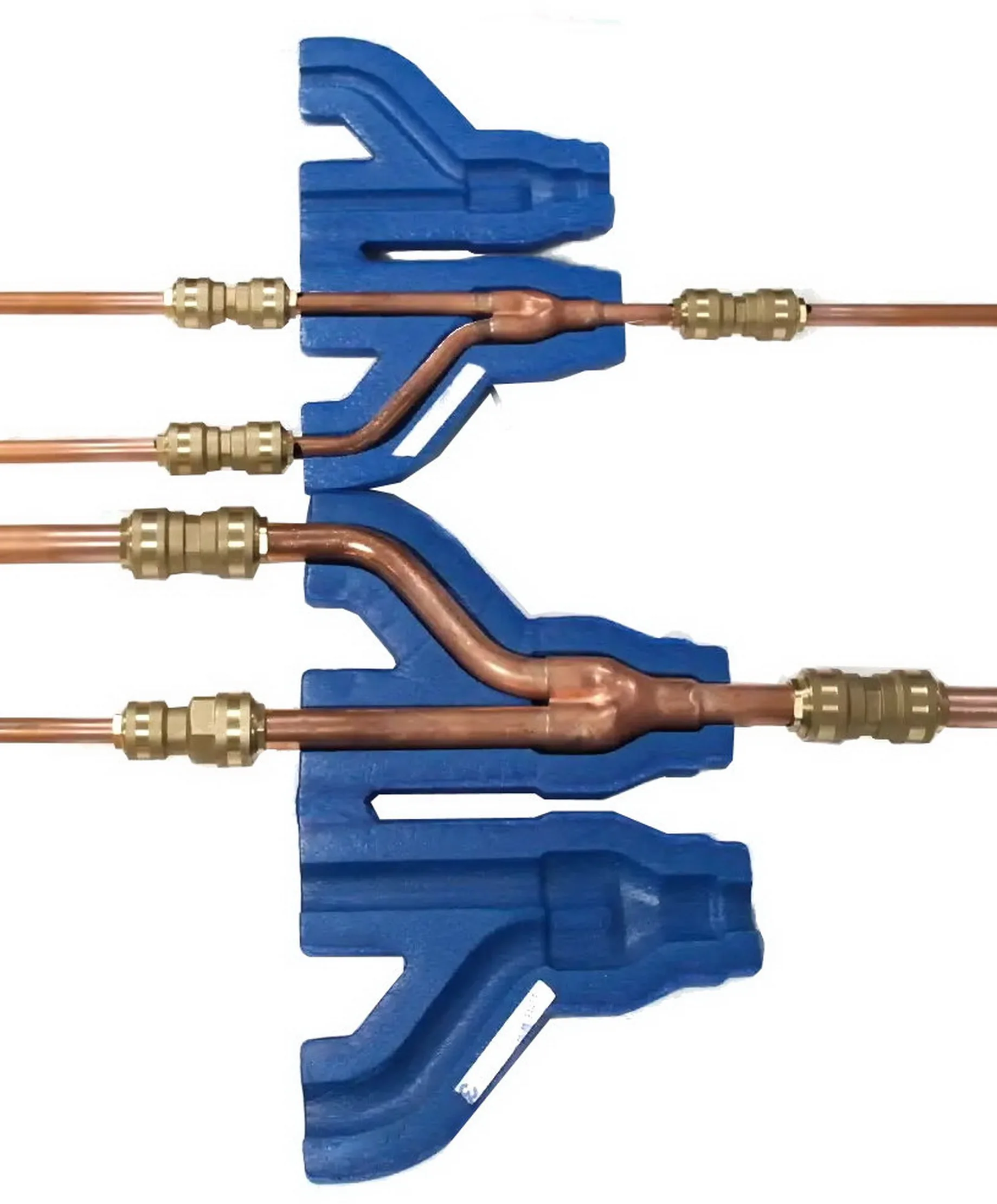 HVAC quick connect fittings, 1/4"-1/4"   900 PSI push to connect, air conditioning connectors,  high pressure HVAC