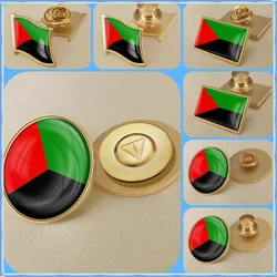 National de Libération de la Martinique of France Flag Brooch Badges Lapel Pins