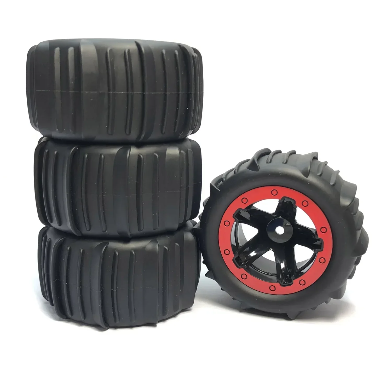 1/16 1/14 1/12 Snow Sand Tires Anti Slip Rubber Tyre for HBX MJX ZWN WPL Off-road Vehicle Smax 1625 Wltoys 144001 124018