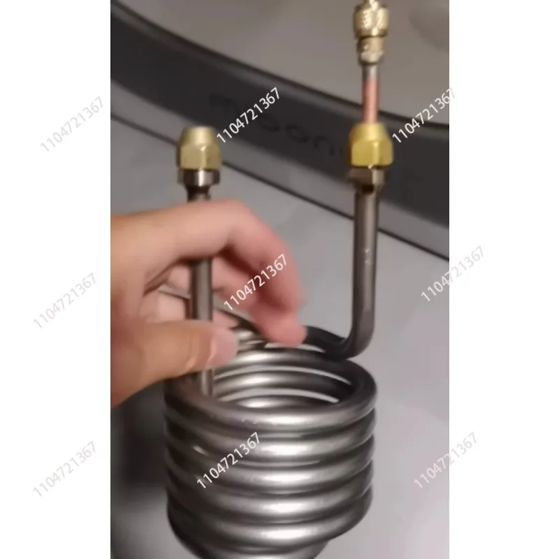 Seafood, fish tank refrigeration titanium tube, pure titanium evaporator titanium gun, coil, stainless steel