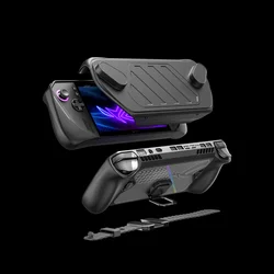 ModCase para ROG Ally X, funda protectora de piel con carcasa frontal desmontable y soporte para ASUS ROG Ally X, accesorios