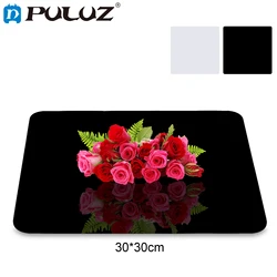 PULUZ 30x30cm Reflective White & Black Acrylic Reflection Background Display Boards for Product Table Top Photography Shooting