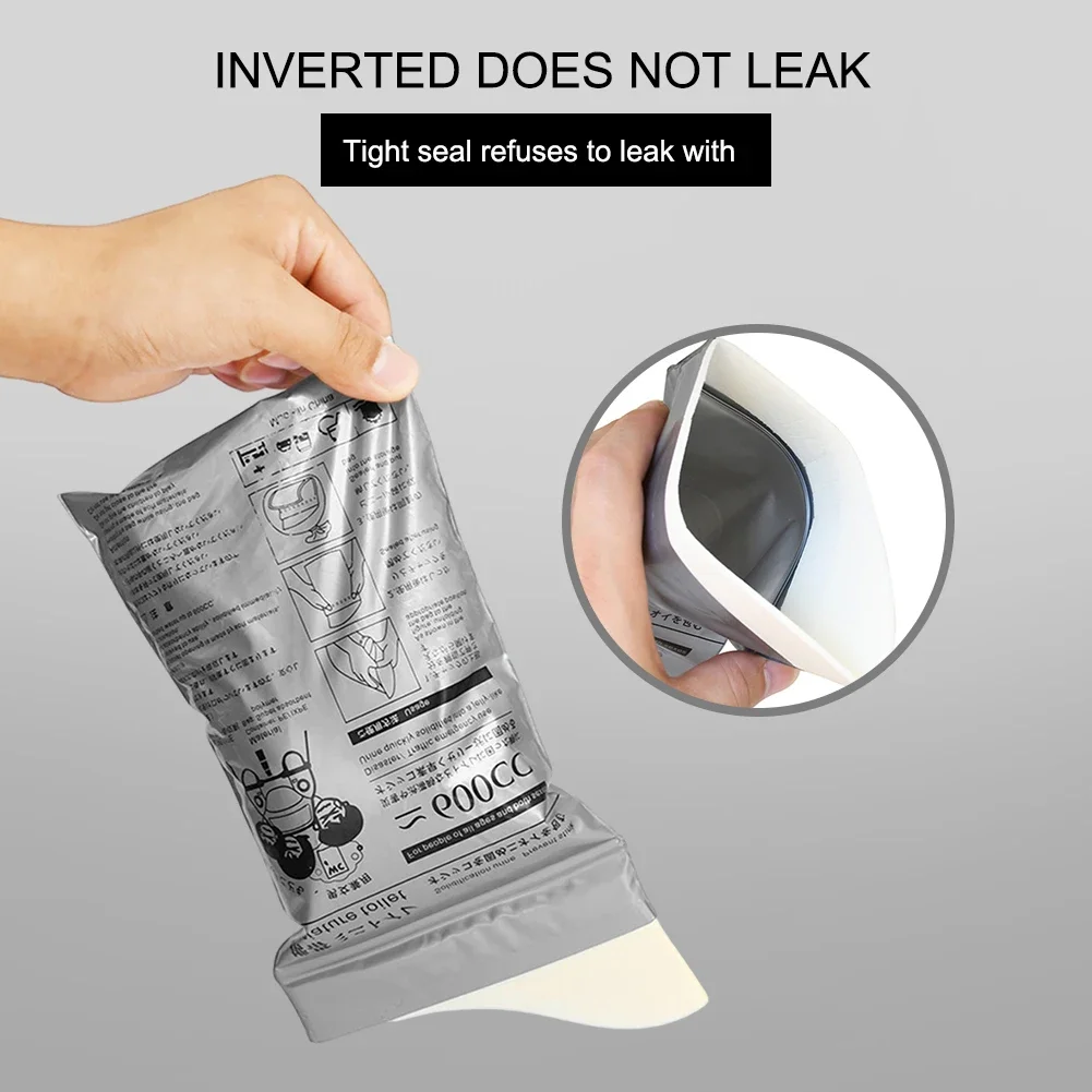 ถุงปัสสาวะฉุกเฉิน4-20ชิ้นสำหรับเดินทางทิ้งขนาด600มล. ถุงใส่ปัสสาวะแบบพกพาสำหรับใส่อาเจียนสำหรับเด็กทารกหญิงชาย