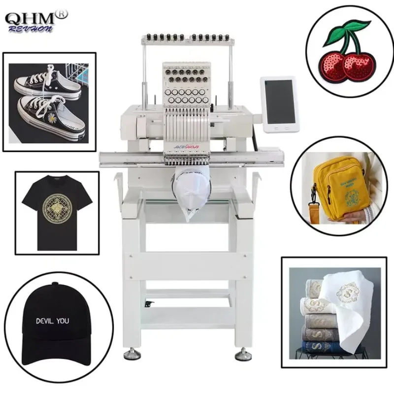 High quality components, such as the Tanshima Barudan embroidery machine, single head hat embroidery machine