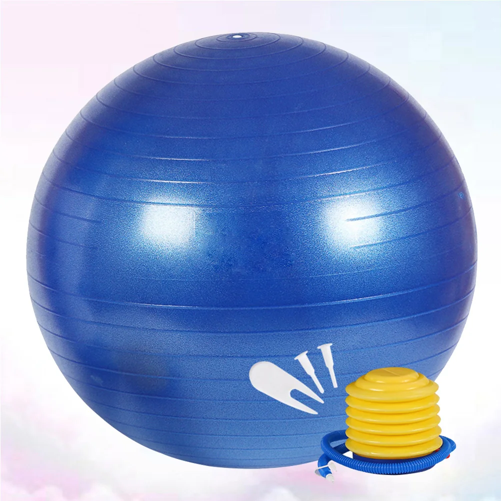 

55Cm 600G PVC Exercise Ball Trainer Thicken Anti Burst Balancer for Muscle Toning and Coordination Workouts