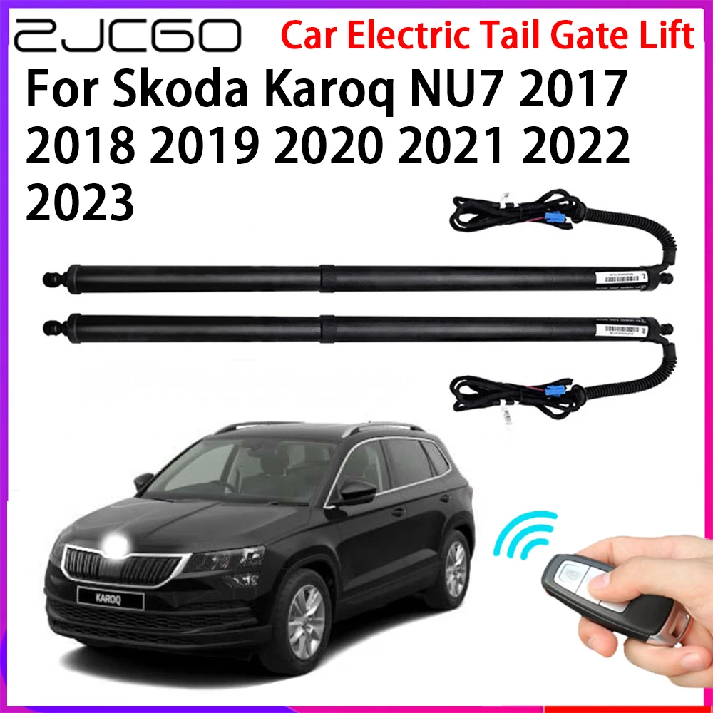 ZJCGO Car Automatic Tailgate Lifters Electric Tail Gate Lift Assisting System for Skoda Karoq NU7 2017~2023