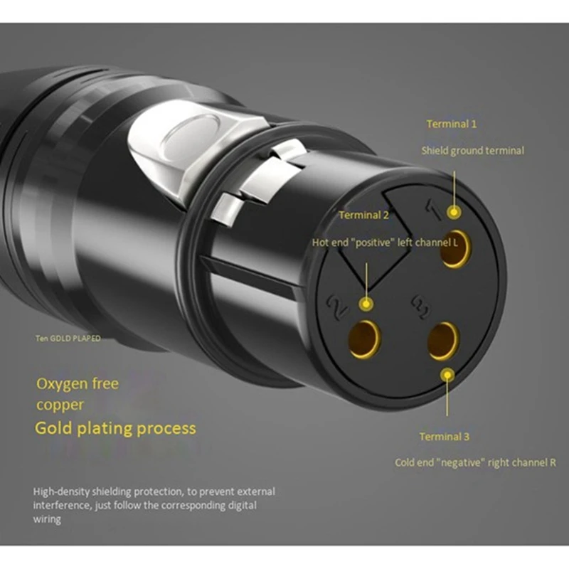 10Pcs DIY 3Pin XLR Adapter Socket XLR Aviation Connector Welding Head Microphone Cable Connector