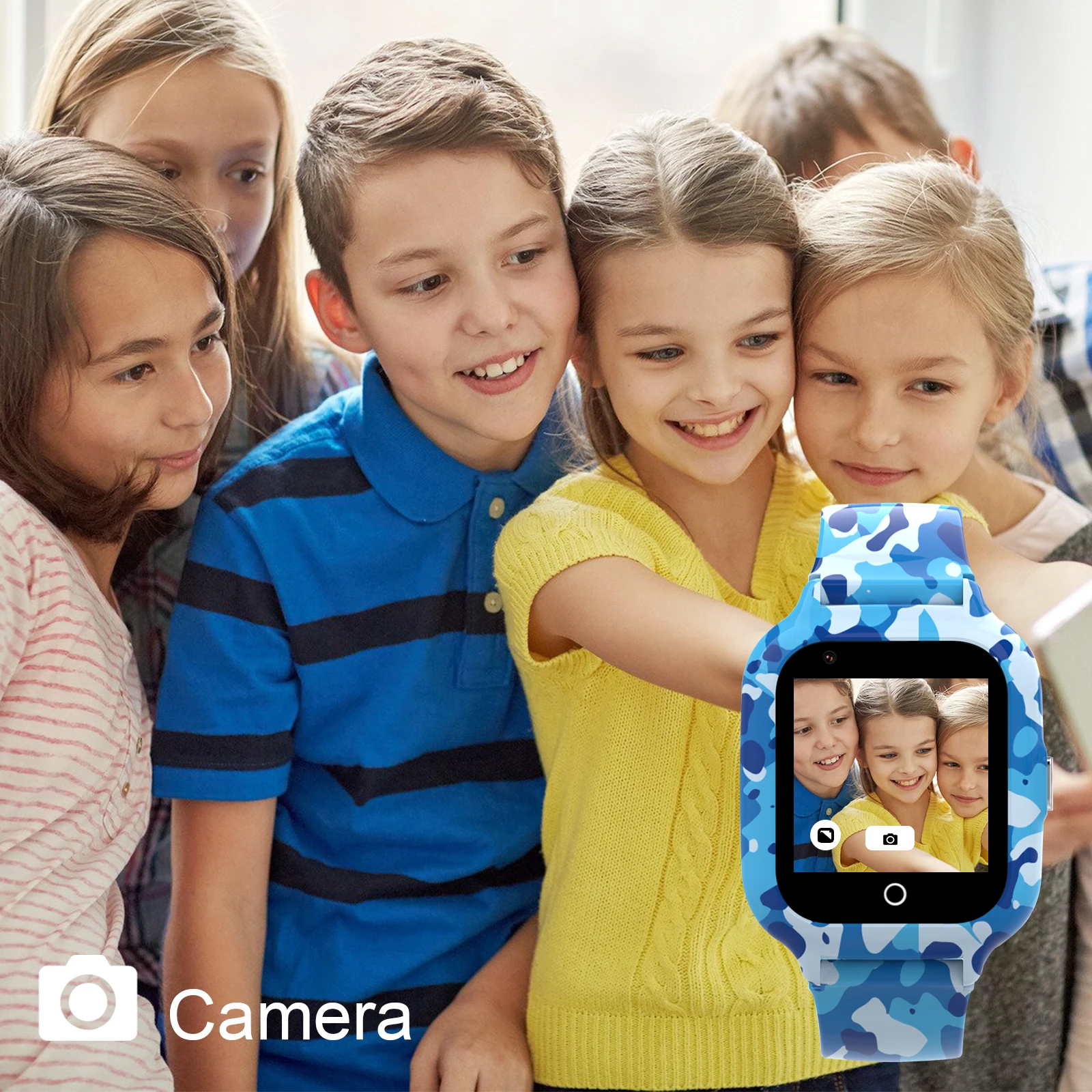 Wonlex 4G SmartWatch Bambini WIFI GPS Smartwatch Tracker Monitor Videochiamata KT22S Anti-Perso Bluetooth App Negozio Kid Smart Watch