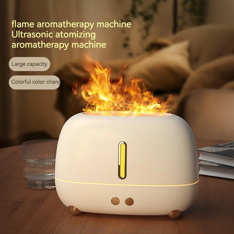 New Flame Humidifier Aromatherapy Machine Home Large Fog Volume USB Silent Spray Desktop Bedroom Air Purifier Air Freshener