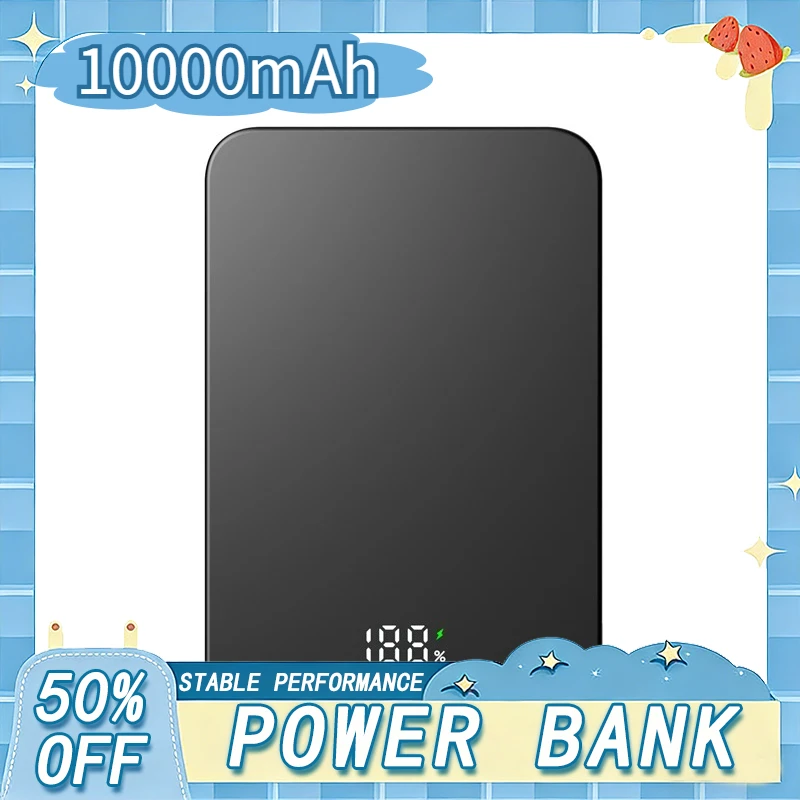 

10000mah Wireless Magnetic Power Bank 15w Super Fast Charging Portable External Battery Powerbank For Iphone Samsung