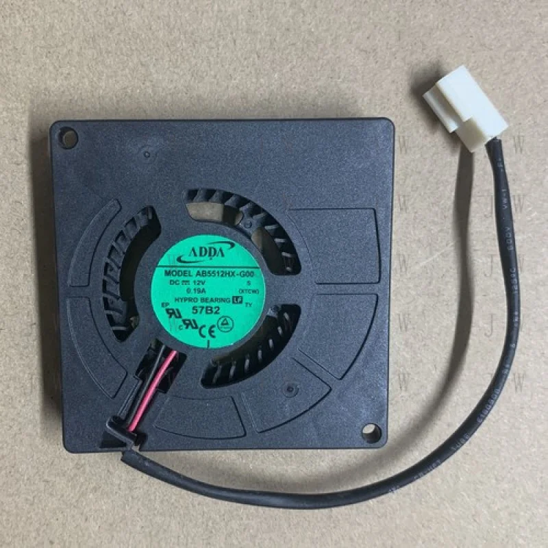 

DDZ for New ADDA AB5512HX-G00 12V 0.19A 2-wire Blower fan Server Cooling Fan # QW.