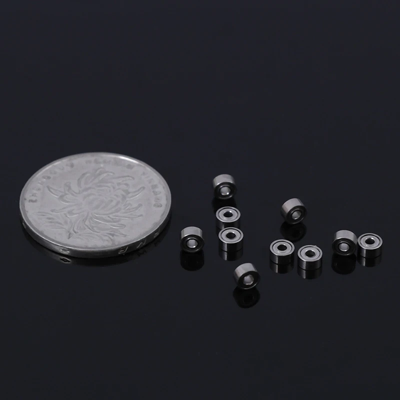 10 Pcs Motor Miniature Ball Bearings 681XZZ L-415ZZ Inner Diameter 1.5*4*2mm Small Bearings For Aeromodelling