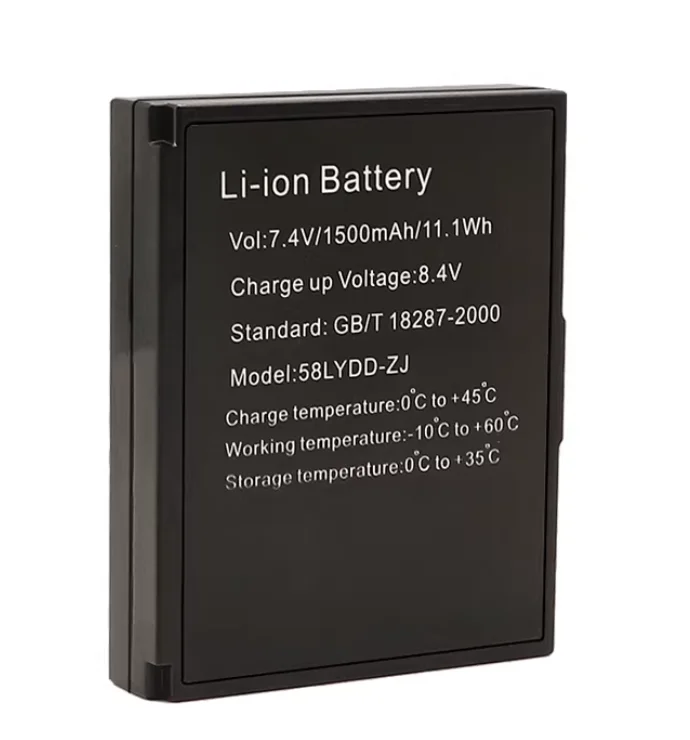 7.4V 1500mAh 58LYDD-ZJ Battery for ZJ-58LYDD ZJ-58MNWD ZJ-58MNDD ZJ- 5802DD ZJ-5805DD ZJ-58LYWD Bluetooth Printer Battery