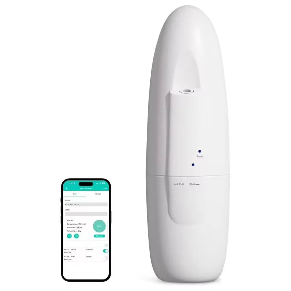 

Настенный безводный электрический аромадиффузор с Bluetooth-управлением для эфирных масел, домашний ароматизатор воздуха