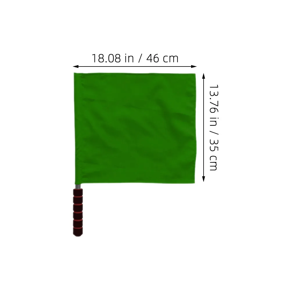 5Pcs Handheld Racing Conducting Flags Multi-Function Referee Signal Flags for Competition Sports Traffic Camping Flag Pole