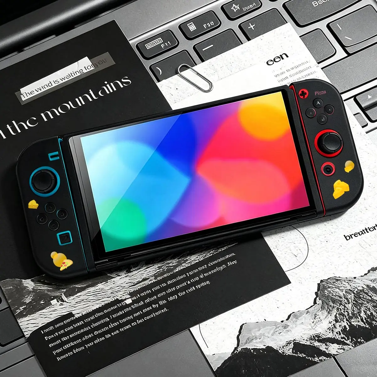 Anti-Falling Soft Shell Cover Anti-Scratch Shell Protector TPU Split Protective Case for Nintendo Switch NS Game Console