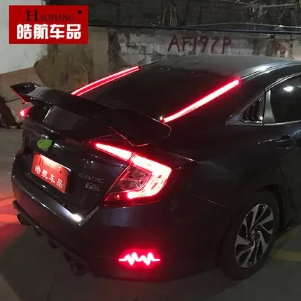 

Car Brake Light Rear Pillar Lights Rear Windshield Lights High Mount Brake Light For Honda 10th Civic