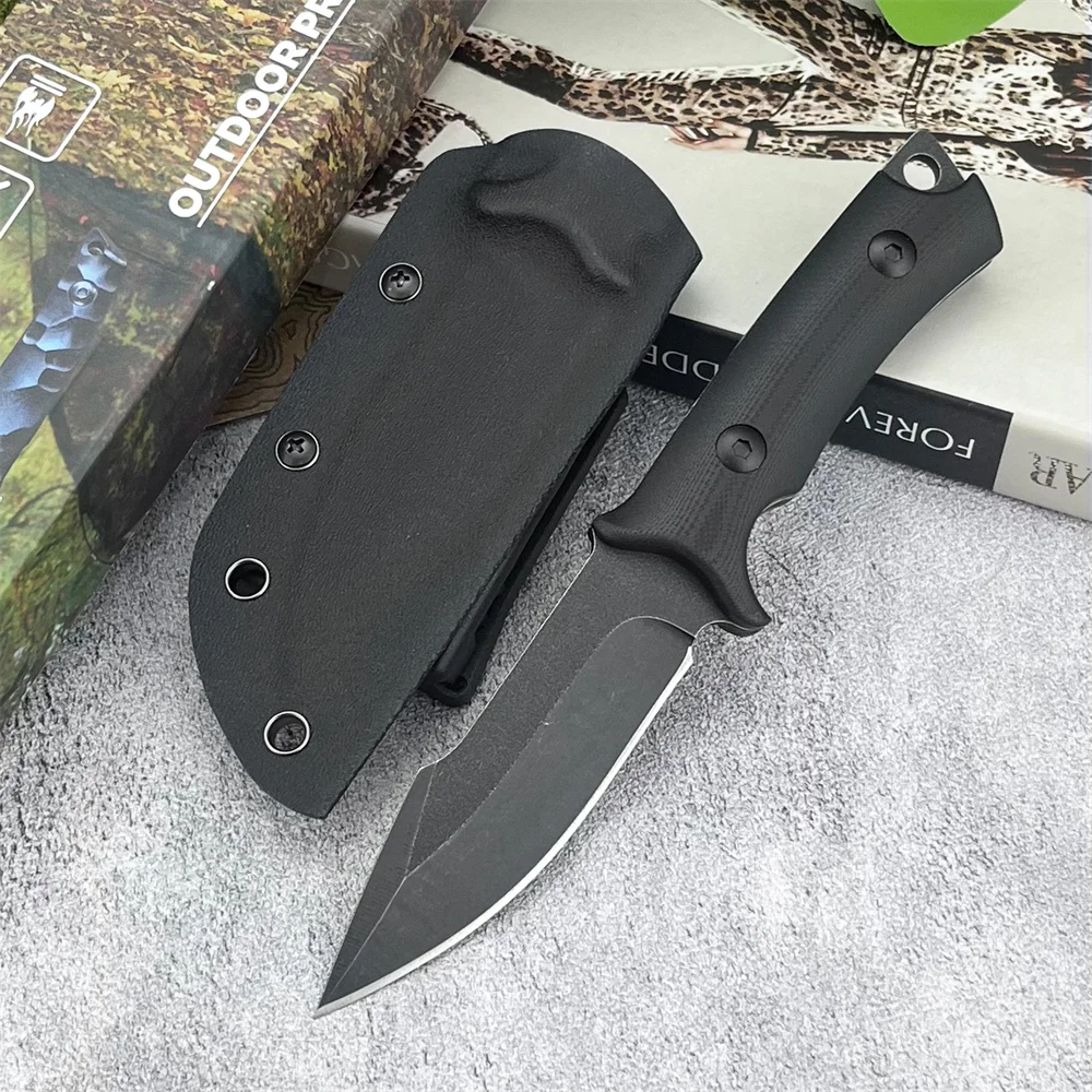 

Fixed Blade Knife 8Cr13Mov Blade G10 Handle Tactical Outdoor Camping Survival EDC Hunting Portable Multitool Straight Tool Knife