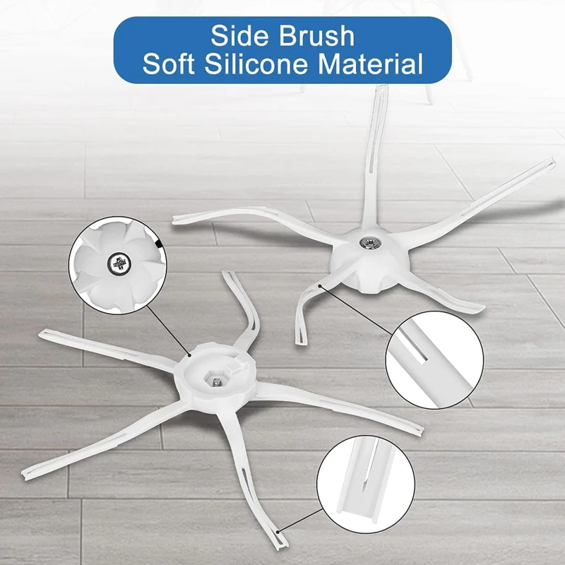 Accessori per Roborock Q7 Max Plus / Q7 Max / Q7 / Q7 Plus pezzi di ricambio, Kit di spazzole filtri Robot aspirapolvere