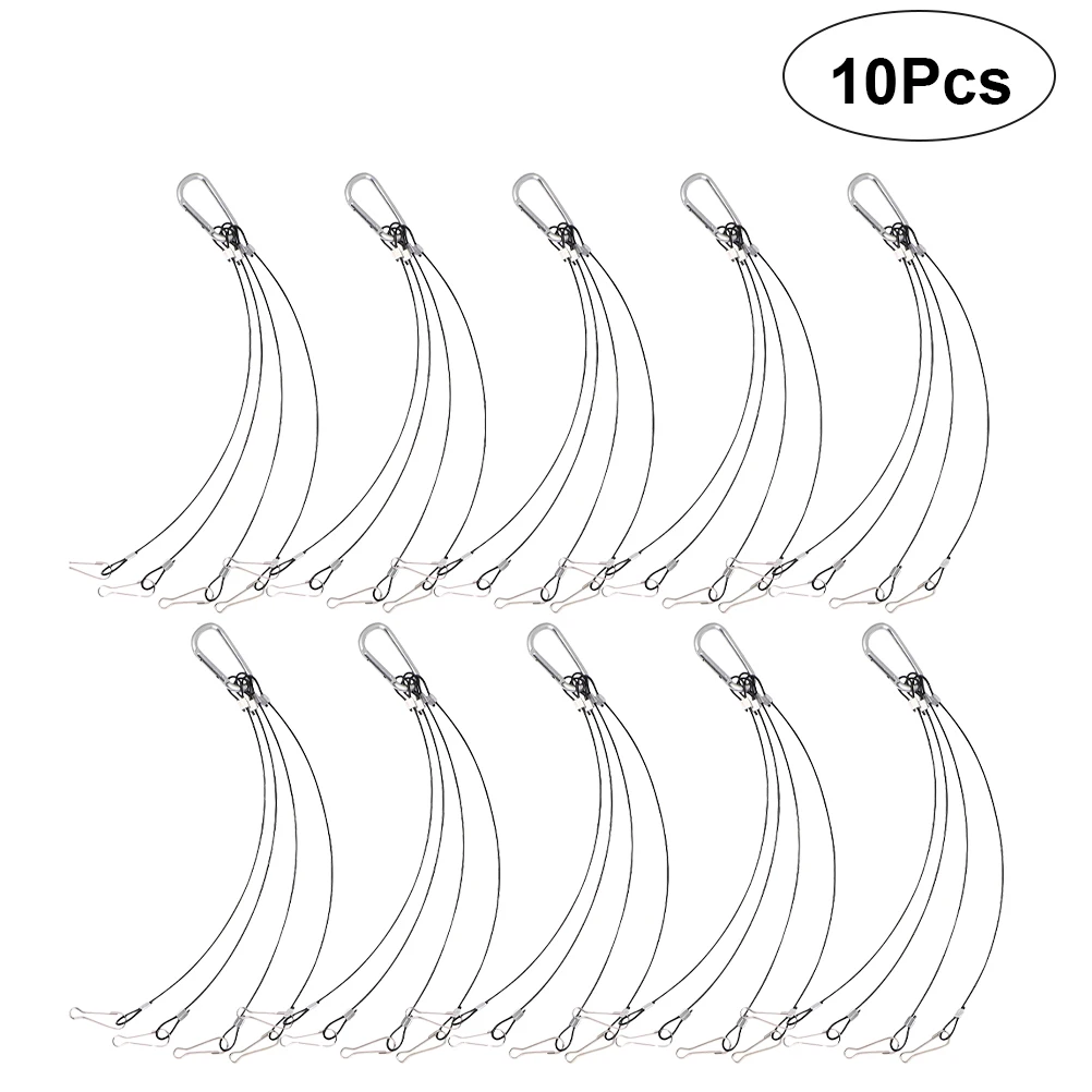10 Uds. Cuerda colgante de luz de acero inoxidable cuerda de alambre de luz duradera para cultivo de plantas Kit colgante de lámpara 1Mm de espesor 300Mm de largo