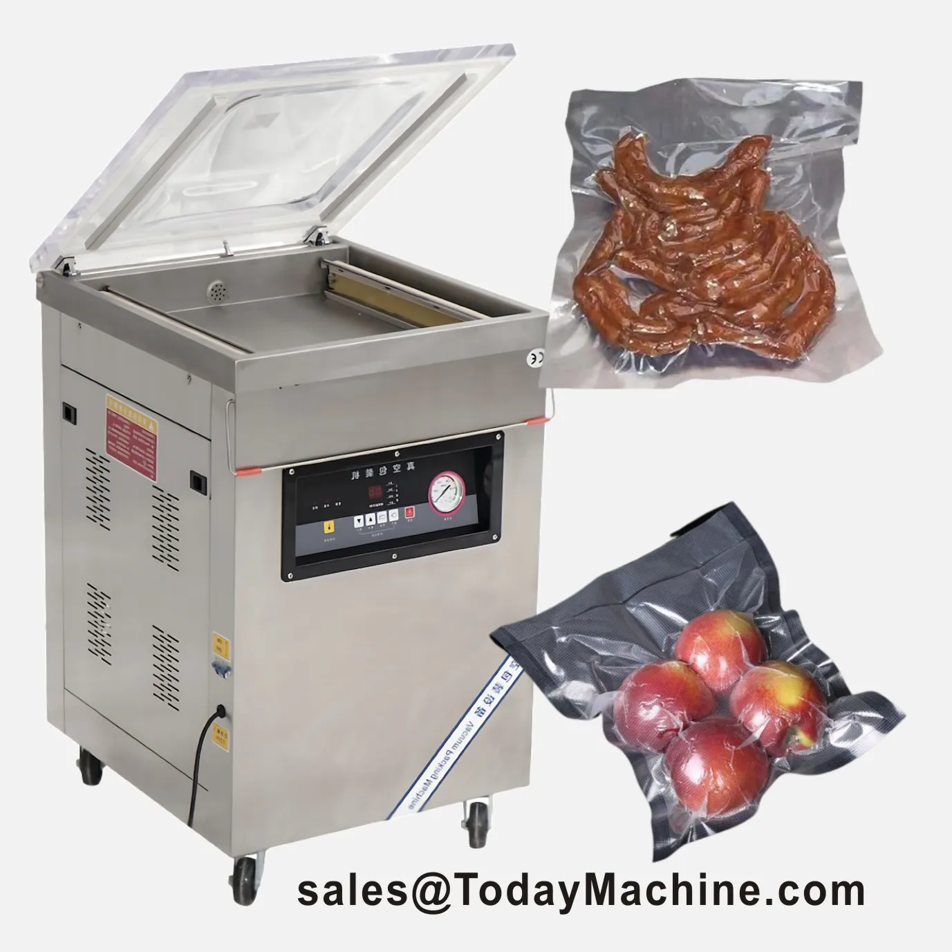 WANHE Food vacuum Shrink Film Skin sealer Beef Meat Tray vacuum Skin Sealing Machine Fish vacuum Tray Skin Packaging Machine