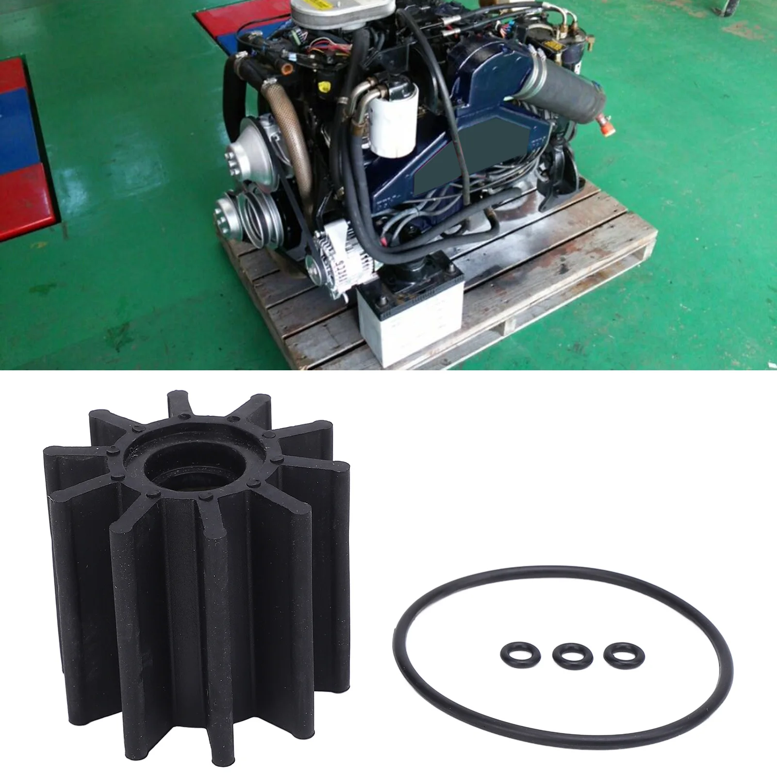 9-45718 R061022 Outboard  Impeller Kit with O Ring Efficient Performance RP061022 for PCM Excalibur 330 Ex34 ZR409