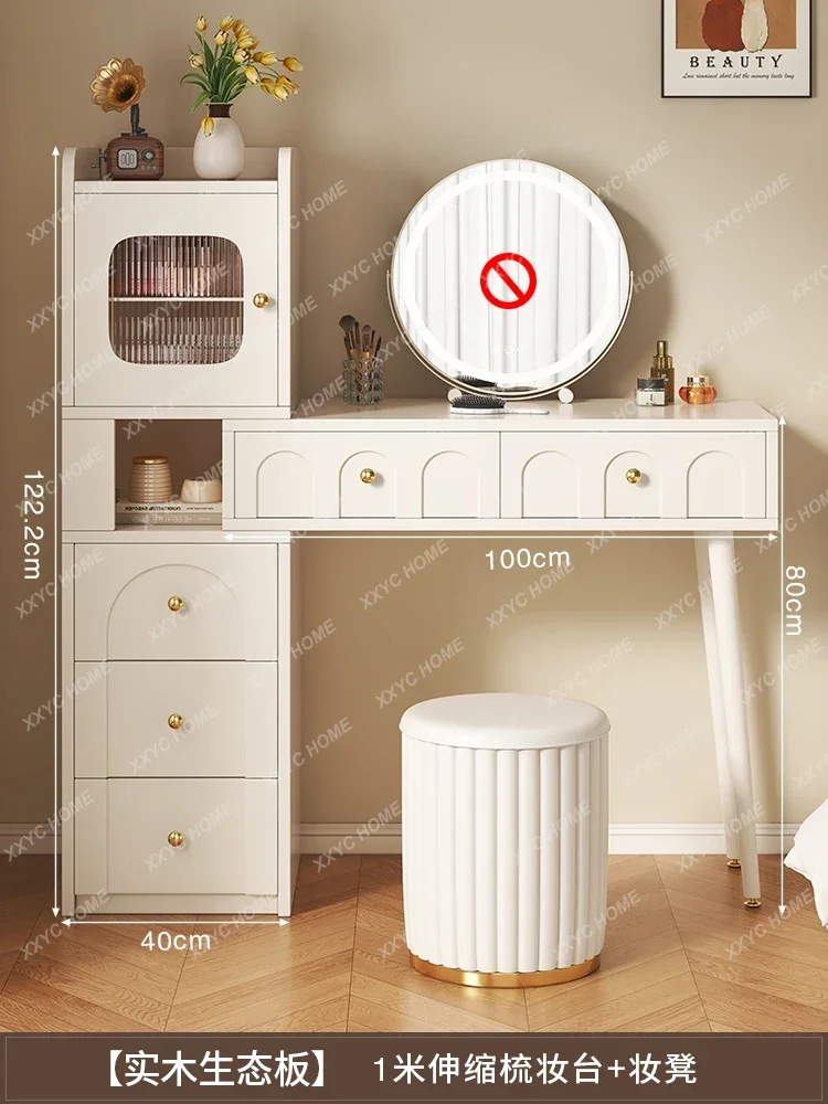 XX  Simple Tallboy Vanity Table Beauty Classic Modern Vanity Table With Mirror Luxury Penteadeira Bedroom Furniture