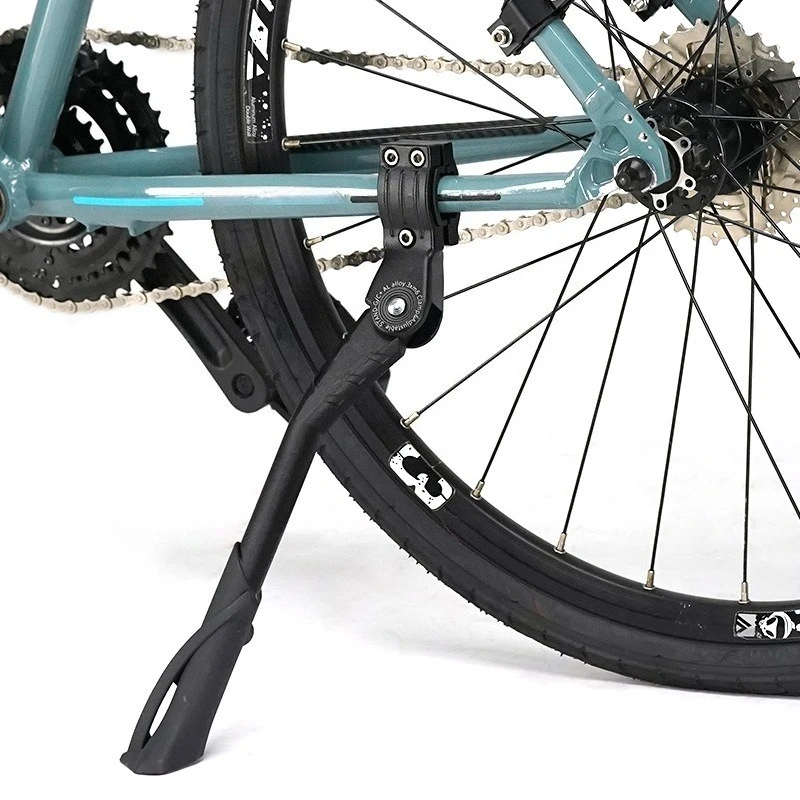 Aluminum alloy bold anti-break bicycle foot braces, universal parking brackets for mountain road vehicles and electric vehicles
