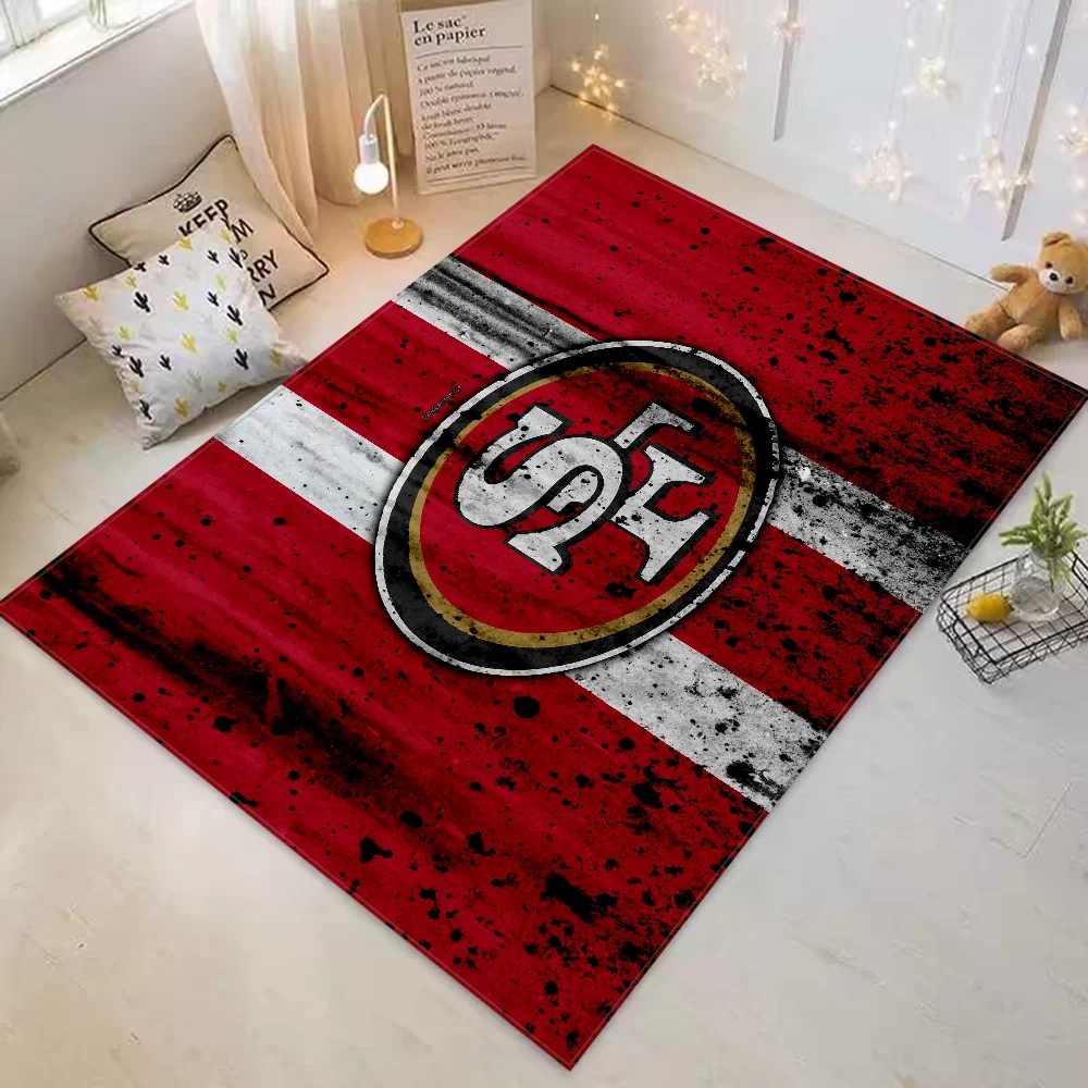 San Francisco 49ers Bathroom Foot Mat Kitchen Carpet Rugs Balcony Entrance Door Mats Non-slip Pad Floor Bath Mat Room House Rug