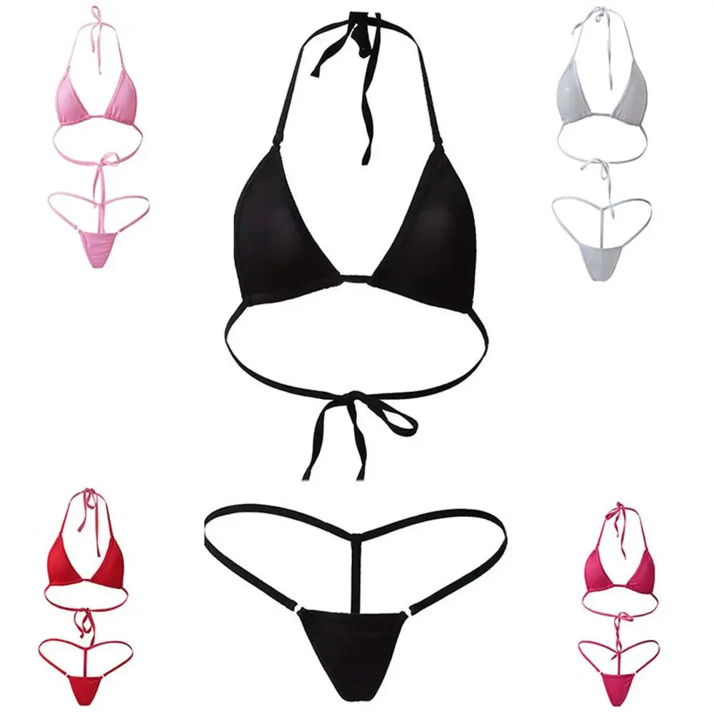 

Мини-регулируемый бюстгальтер, топ, стринги, микро-стринги, нижнее белье, купальник, комплект бикини, комплекты нижнего белья