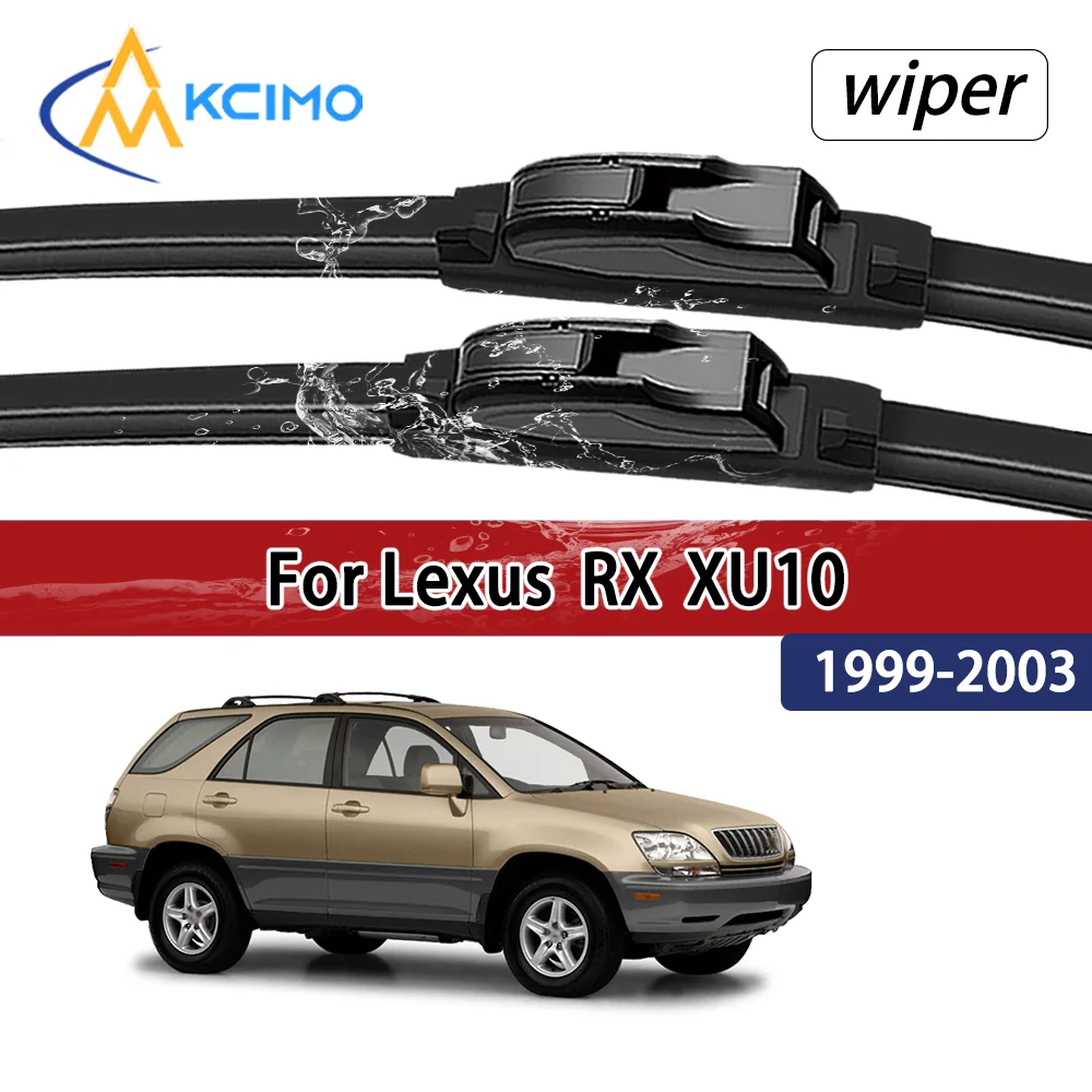 

For Lexus RX XU10 1999-2003 2000 2001 Compatible Durable Silent Front Wiper Blades Car Windscreen Auto Window Accessories