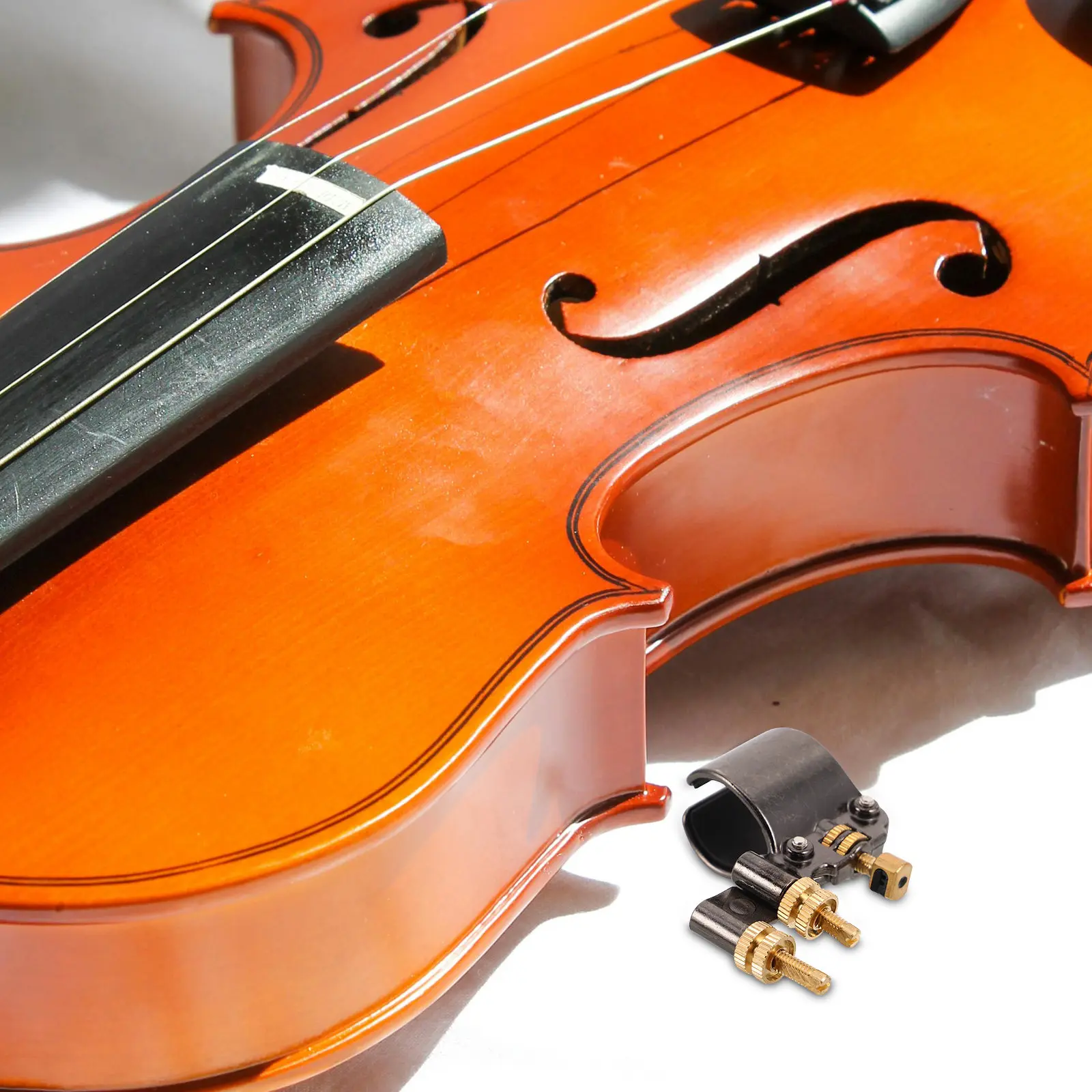 Precision Erhu Tuner with String Spacing Adjustment Multifunctional Metal Design for Erhu Violin Enhanced Playability