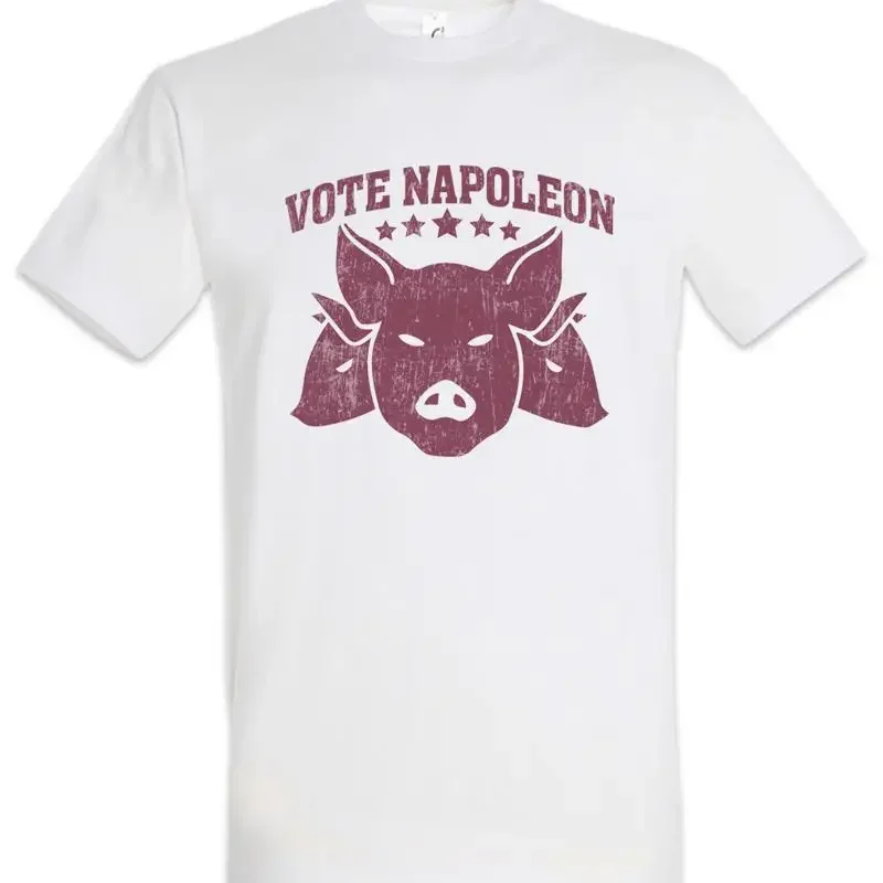 Vote Napoleon T Shirt Animal Animals Pig Pigs Farm Symbol Sign Logo For