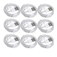 100PCS 1M USB Cable Data Charger Cord Line For Phone 7 8 xr 11 12 13 14 Micro USB Type C Cable For Samsung Xiaomi Smart Phone