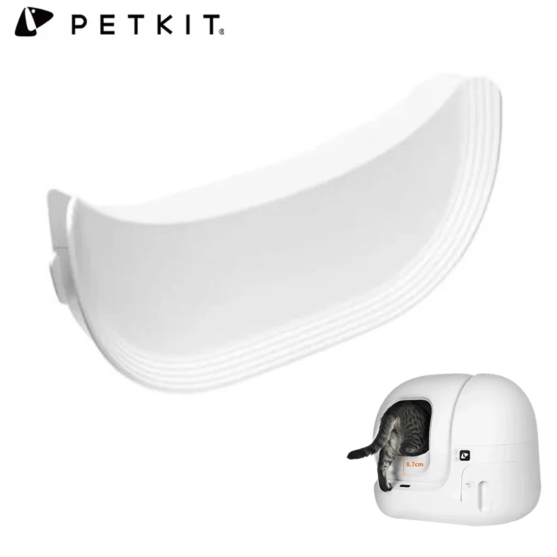 PETKIT Elevated Entrance Fence for PuraMax Self-Cleaning Cat Litter Box, Anti-Leak Urine and Cat Litter Baffle for Puramax