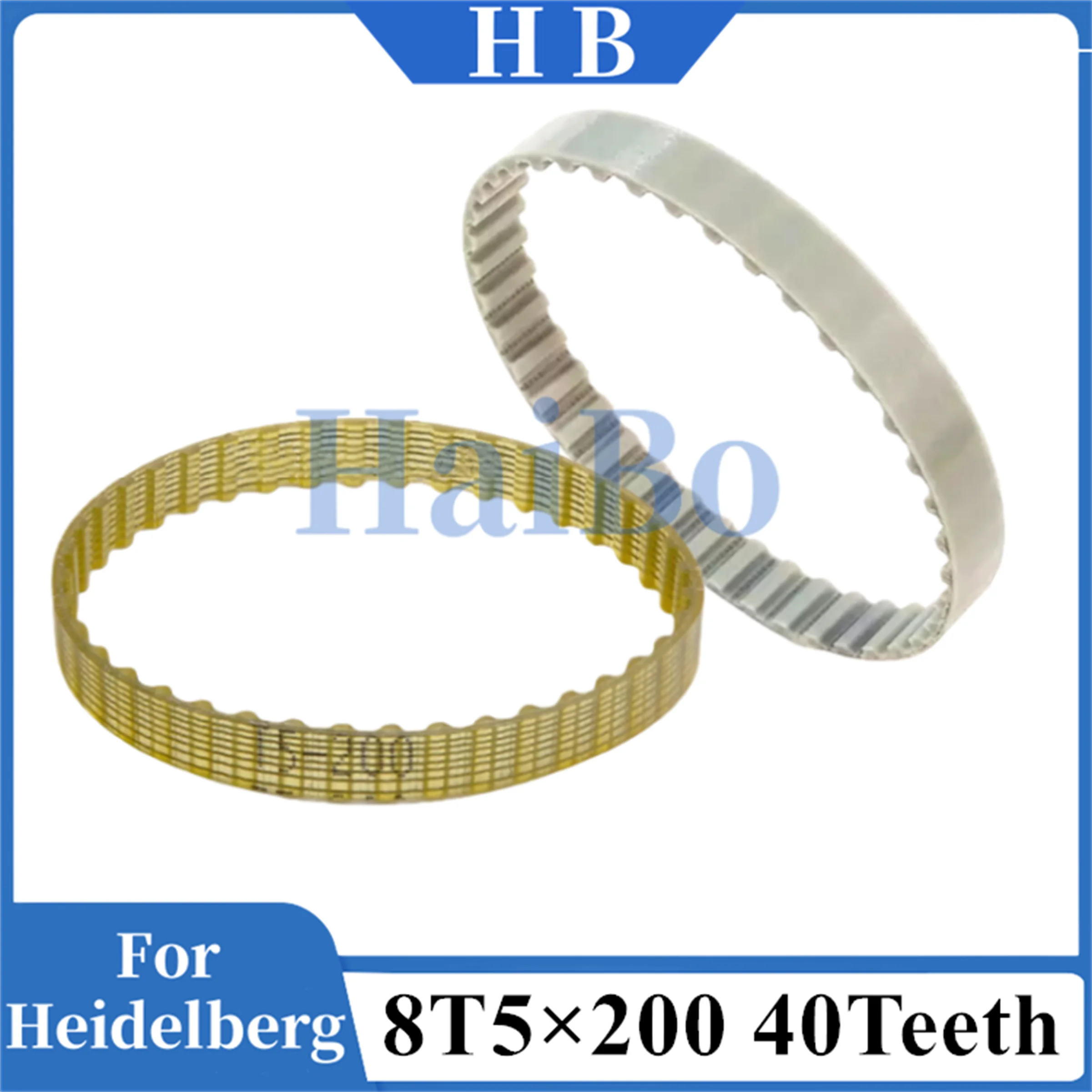 

HaiBo Best Quality 00.580.1226 00.540.1037 8T5 200 40 teeth paper delivery gear belt For SM74 printing press