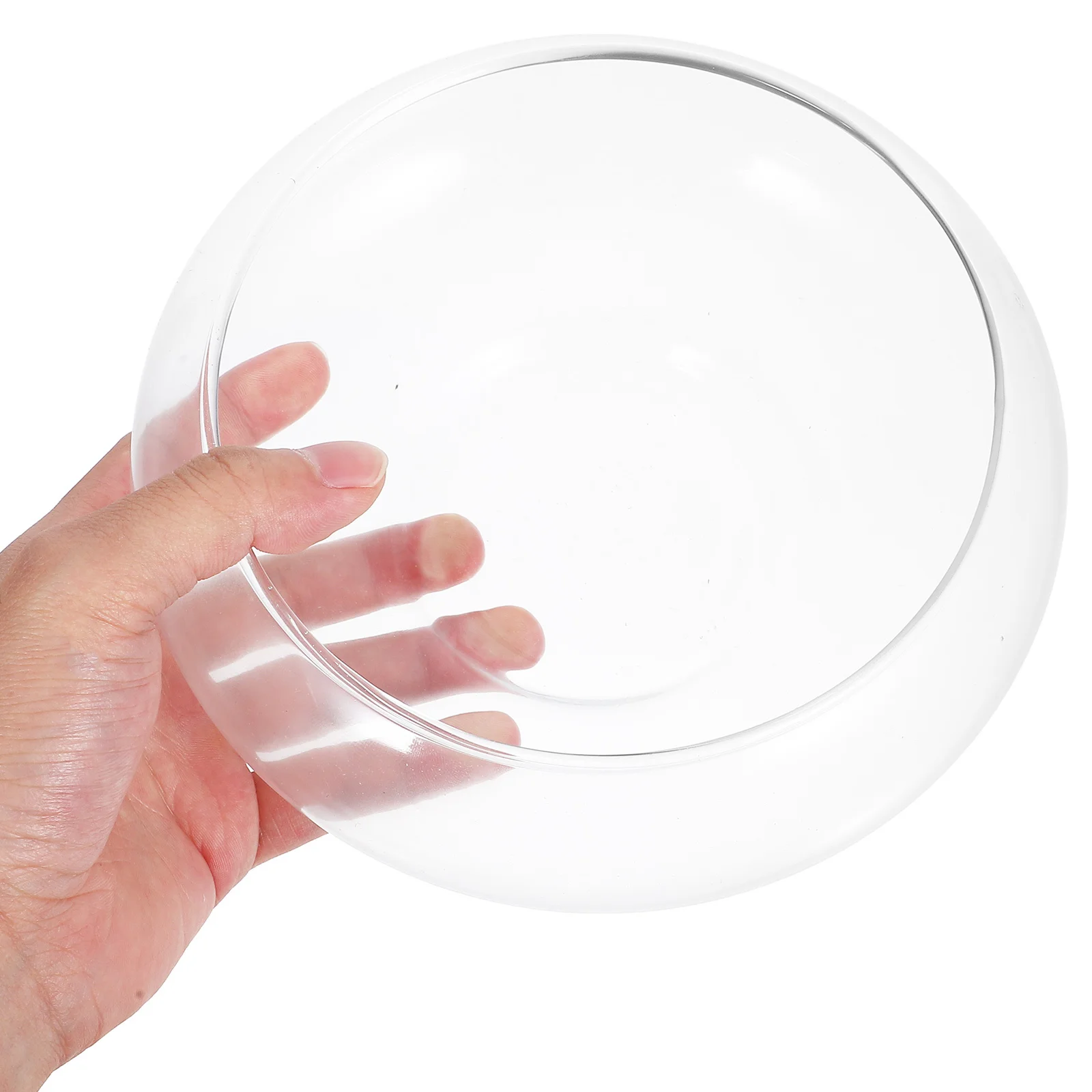 

Glass Planter Pot Clear Small Flowerpot Succulent Planter for Indoor Garden Office Balcony Desktop Decorative Fish Bowl