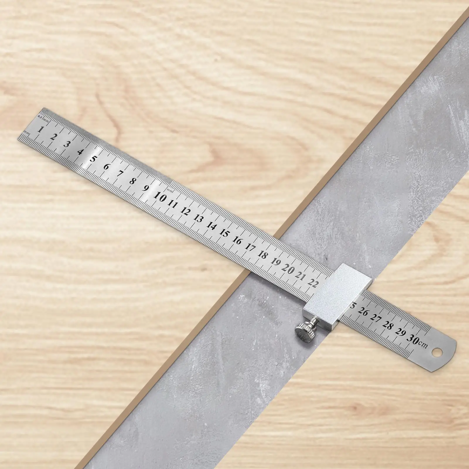 

Регулируемый стальной позиционирующий блок для линейки, сверхмощный локатор для разметки, инструмент для деревообработки, фиксирующий блок для стальной линейки для DIY