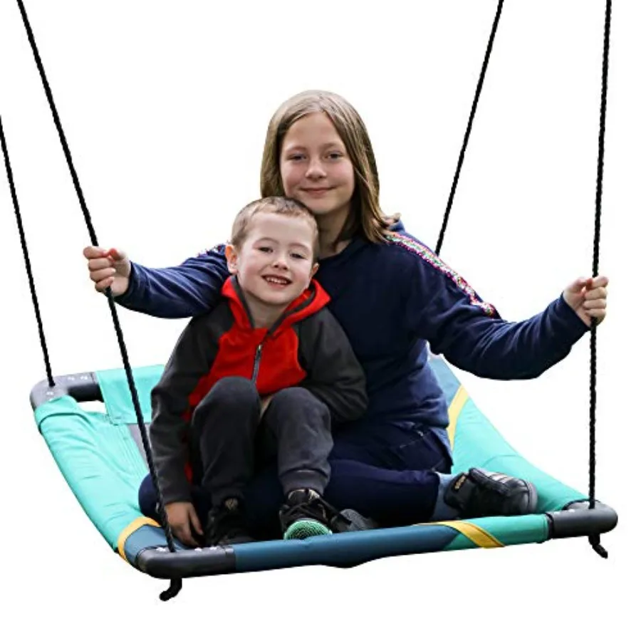 

Rainbow Gliderz Horizon Swing, 47.25, Blue/Yellow, 600D Polyester/Textilene mat, Perfect Combination of Sturdy Platform Smooth