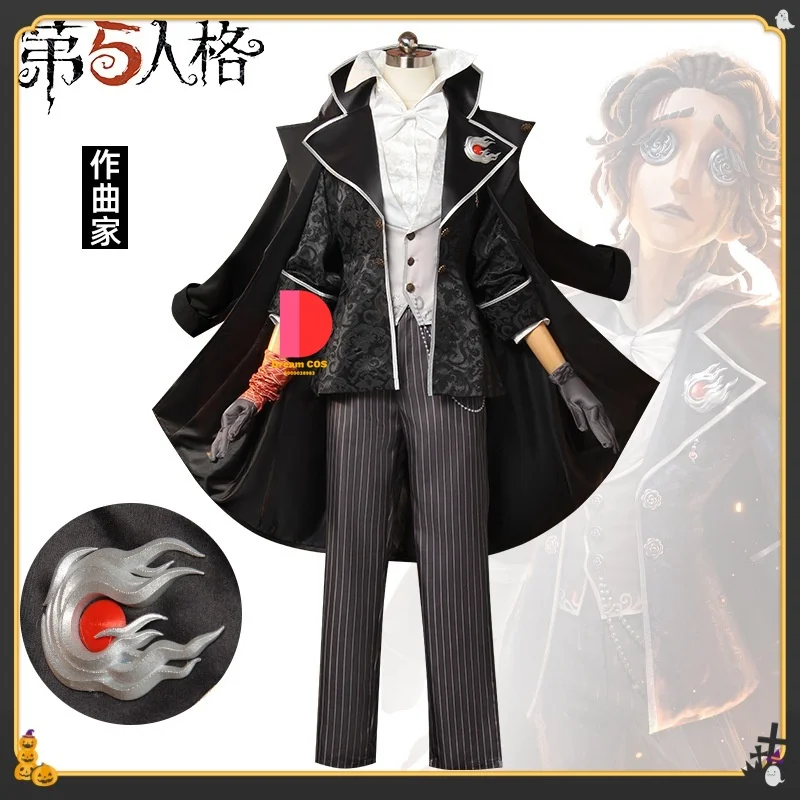 Identity V Compositor Frederick Kreberg periodista Alice Derose juego popular disfraz de Cosplay el george olvidado para hombre