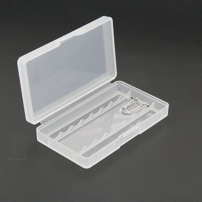 4 8 Slots AAA Battery Storage Box Hard Plastic Case Cover Holder Protecting Case With Clips For AAA Battery Storage Box