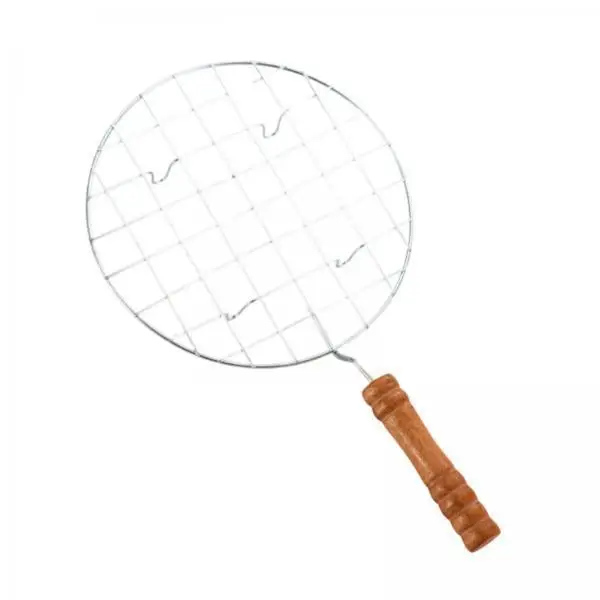 Stainless Steel Round Barbecue Grill Mesh Roasting Grid Lightweight Grill Gear for Patio and Travel