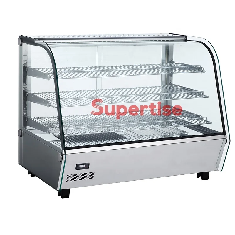 Supertise China Factory directly sale commercial food display warmer display cabinet/food display warmer showcase